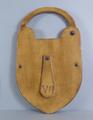 29. 19th century carved & painted wooden padlock..